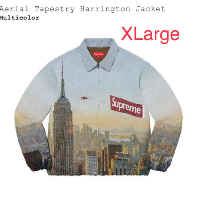 メンズSupreme Aerial Tapestry Harrington XL