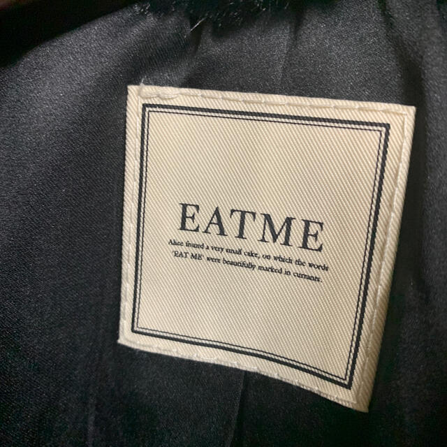 EATME(イートミー)のEATME コート　品番2526黒【タグ付き】 レディースのジャケット/アウター(毛皮/ファーコート)の商品写真