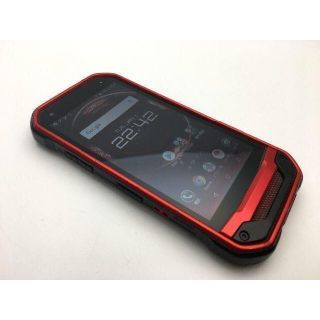 キョウセラ(京セラ)のSIMフリー良品au京セラ TORQUE G03 KYV41 レッド 354(スマートフォン本体)