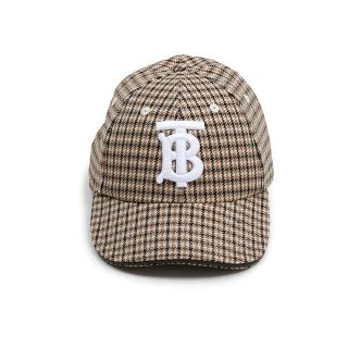 バーバリー(BURBERRY)のBURBERRY バーバリー メンズ ウールチェックキャップ L(キャップ)