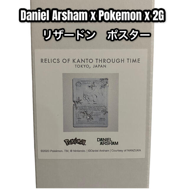 Daniel Arsham x Pokemon x 2G ポスター リザードン