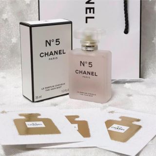 シャネル(CHANEL)のホリデー新作　シャネル　No.5  ヘアミスト　シャネル 5番 ナンバー5(香水(女性用))