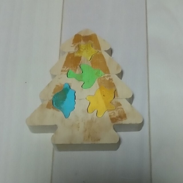 Amway(アムウェイ)の木のパズル キッズ/ベビー/マタニティのおもちゃ(積み木/ブロック)の商品写真