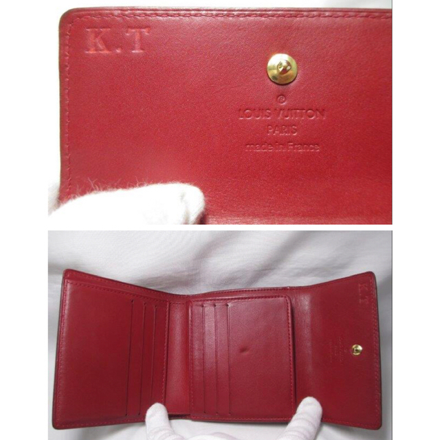 LOUIS 両面開き財布 レッド 赤 中古の通販 by mugler 's shop|ルイヴィトンならラクマ VUITTON - ルイヴィトン ヴェルニ モノグラム Wホック 新品大得価