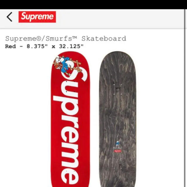 Supreme(シュプリーム)のSupreme Smurfs Skateboard シュプリーム　スマーフデッキ メンズのファッション小物(その他)の商品写真