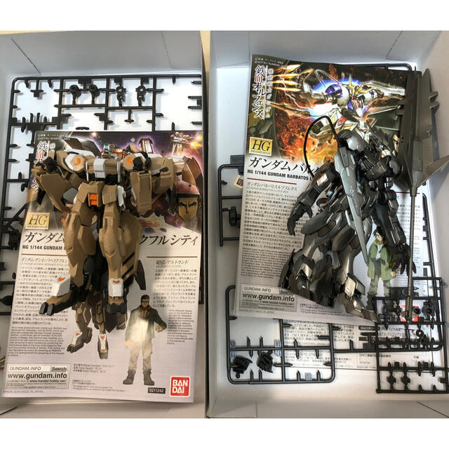 完成品　ガンプラ HG1/144 バルバトス＋グシオン＋流星号＋アイン　セット