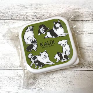 カルディ(KALDI)の大人気★カルディ。いぬの日✰わんこプリント。ミニタッパー(容器)