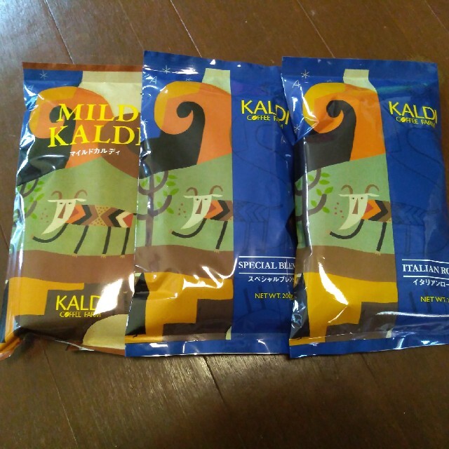 KALDI(カルディ)の新品◆カルディ　コーヒー豆　粉　ブレンド　イタリアンロースト 食品/飲料/酒の飲料(コーヒー)の商品写真