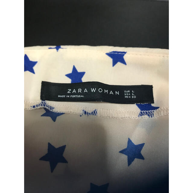 ZARA(ザラ)のZARA WONAN 星柄　半袖　ブラウス　スター レディースのトップス(シャツ/ブラウス(半袖/袖なし))の商品写真