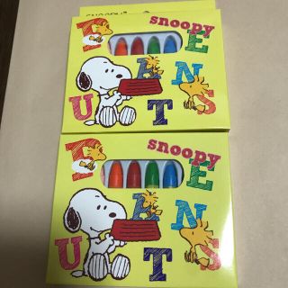 スヌーピー(SNOOPY)のまき様専用。スヌーピー　クレヨン　8本　♡2セット、はさみ(クレヨン/パステル)