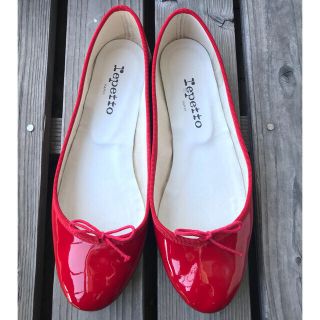 レペット(repetto)の【11/23迄】希少サイズrepetto レペットバレエシューズ　赤　40.5(バレエシューズ)