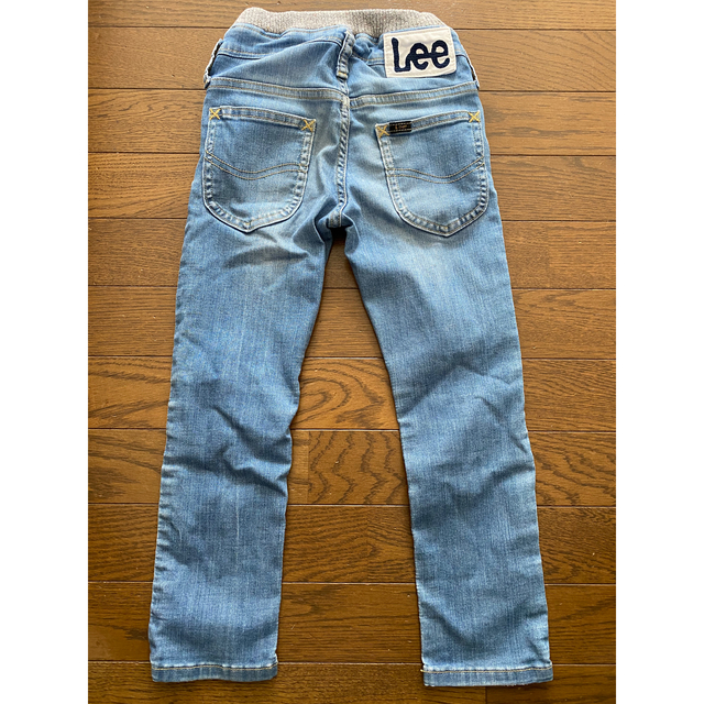 Lee(リー)の送料込120リーLEEリブベーシックストレッチデニムパンツキッズ子供ジュニア キッズ/ベビー/マタニティのキッズ服男の子用(90cm~)(パンツ/スパッツ)の商品写真