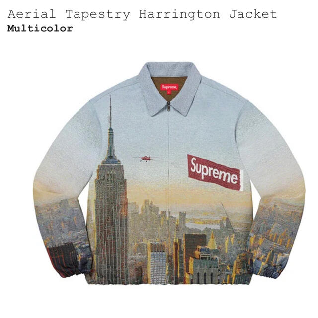 【XL】Aerial Tapestry Harrington Jacket