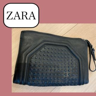 ザラ(ZARA)のZARA ブラッククラッチバッグ (クラッチバッグ)