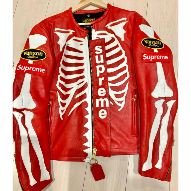 高級感 Supreme - supreme vanson ライダース 極美品 ライダース