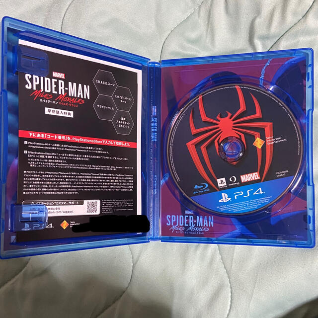 PlayStation4(プレイステーション4)のPS4 スパイダーマン:マイルズモラレス エンタメ/ホビーのゲームソフト/ゲーム機本体(家庭用ゲームソフト)の商品写真