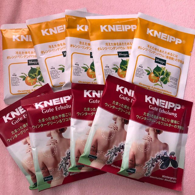 Kneipp(クナイプ)のクナイプ　バスソルト　オレンジリンデンバウム　ウィンターグリーンワコルダー コスメ/美容のボディケア(入浴剤/バスソルト)の商品写真