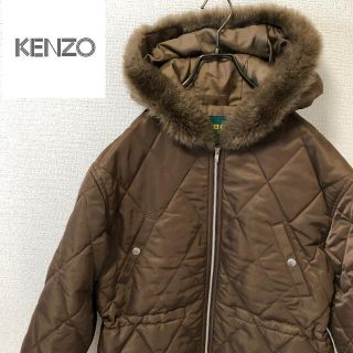 ケンゾー(KENZO)の【希少】KENZO golf ケンゾー ファー付きブルゾン(ダウンジャケット)