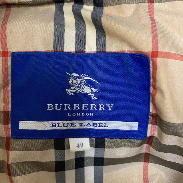 BURBERRY BLUE LABEL(バーバリーブルーレーベル)のトム様専用☆BURBERRY BLUELABEL   ダウンコート レディースのジャケット/アウター(ダウンコート)の商品写真