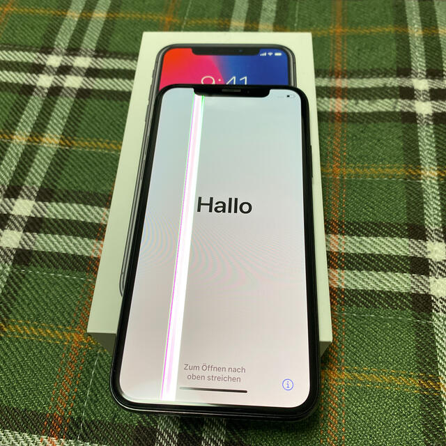 SIMフリー iPhone X 64GB Silver ジャンク品　584スマホ/家電/カメラ