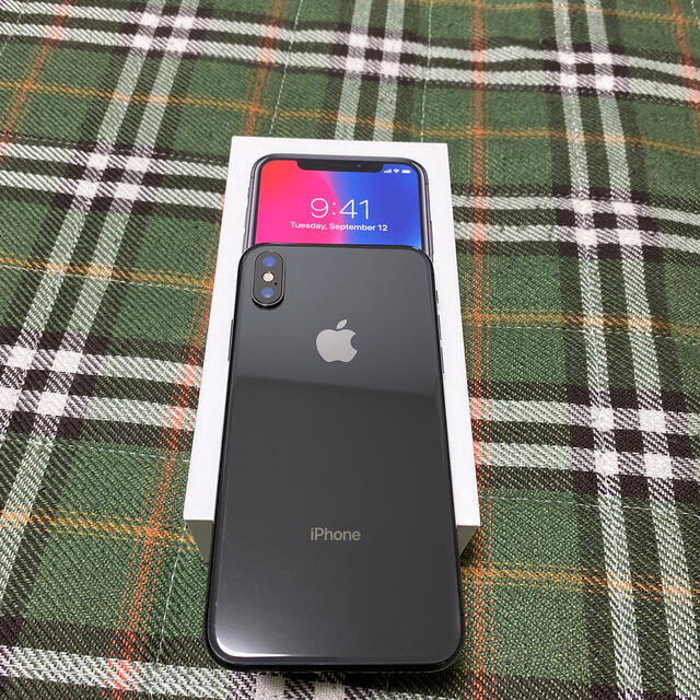 iPhone X Space Gray 256GB SIM フリージャンク品 別格の高品質