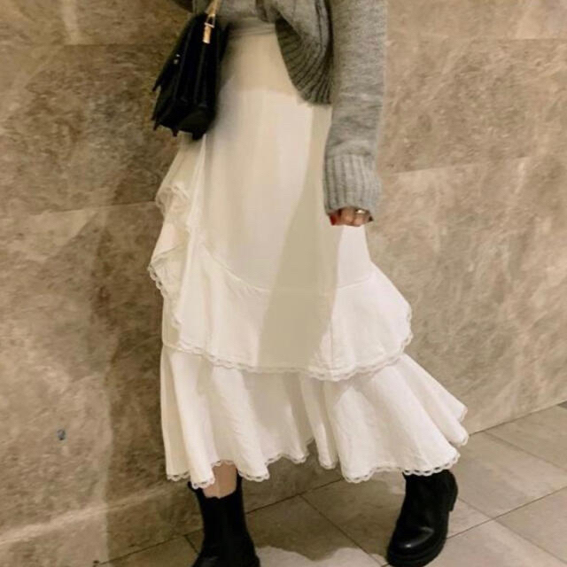 STYLENANDA(スタイルナンダ)のスリットロングスカート レディースのスカート(ロングスカート)の商品写真