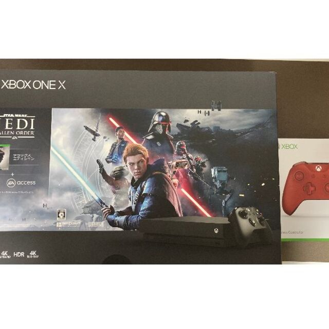 Xbox - Xbox One X  本体 コントローラーレッドのみ