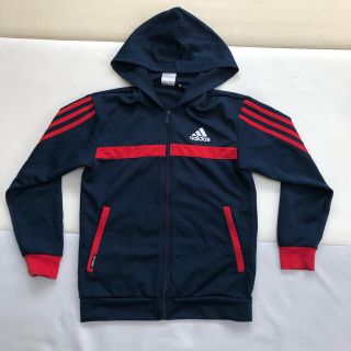 アディダス(adidas)のadidas アディダス　ジャージ ネイビー　レッド　キッズ　レディース　子供(ウェア)