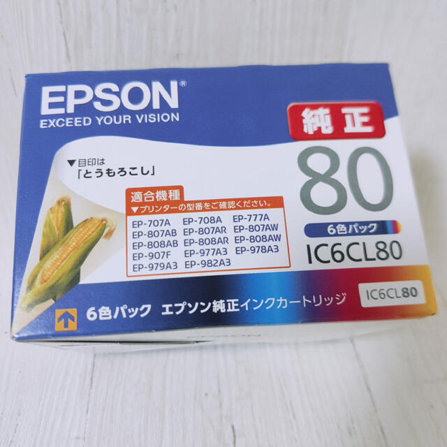 EPSON - EPSON とうもろこし 純正インクカートリッジ 6色パック の通販 by hiro's shop｜エプソンならラクマ