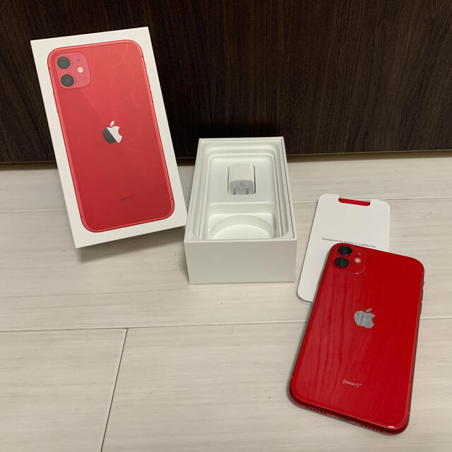 Apple - ☆iPhone11 64GB Red SIMフリー 美品☆の通販 by NERU's shop