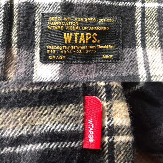 wtaps ダブルタップス チェック シャツ 3