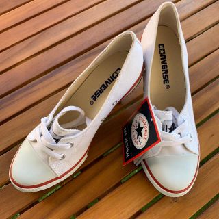 コンバース(CONVERSE)のスニーカー風パンプス　白　converse(ハイヒール/パンプス)