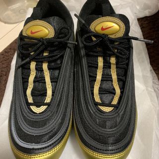 ナイキ(NIKE)のNIKE AIRMAX 97 黒×ゴールド(スニーカー)