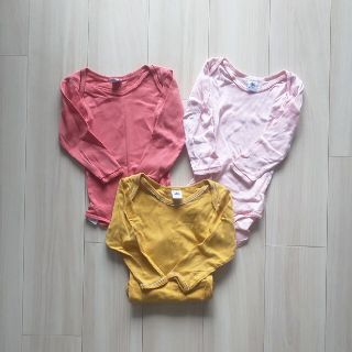 プチバトー(PETIT BATEAU)のプチバトー ロンパース 女の子 94サイズ 3枚セット(下着)