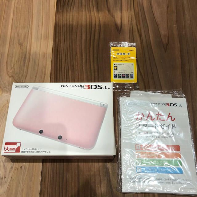 Nintendo 3DS  LL 本体ピンク/ホワイト エンタメ/ホビーのゲームソフト/ゲーム機本体(携帯用ゲーム機本体)の商品写真