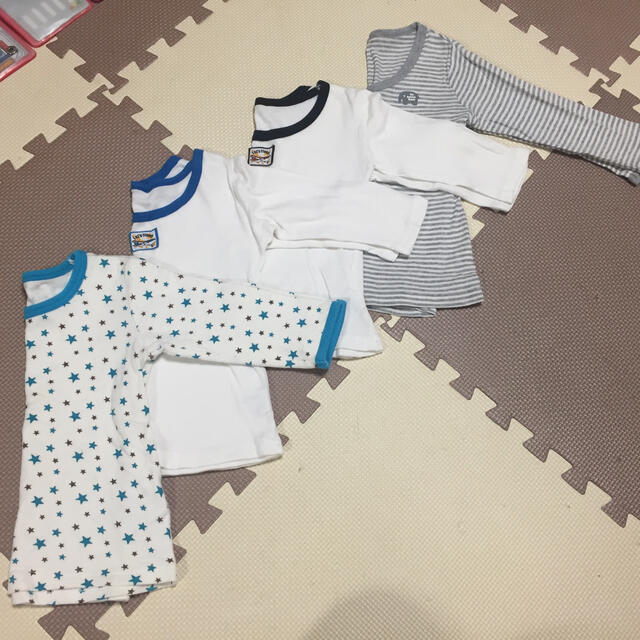 肌着 ７枚 キッズ/ベビー/マタニティのキッズ服男の子用(90cm~)(下着)の商品写真