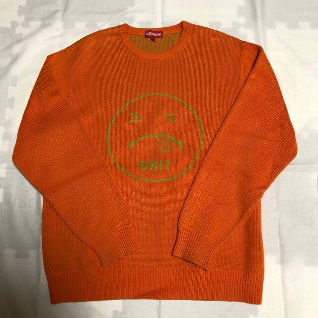 Supreme(シュプリーム)のSupreme shit sweater オレンジ 17aw orange メンズのトップス(ニット/セーター)の商品写真