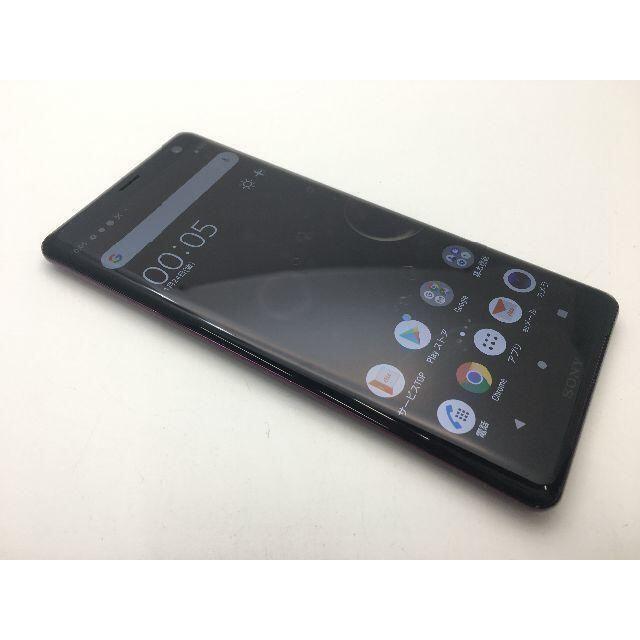 【SIMフリー】美品 au Xperia XZ3 SOV39 レッド 287Ｃランク