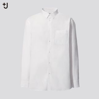 ユニクロ(UNIQLO)の新品未使用 UNIQLO +J スーピマコットンレギュラーフィットシャツ L 白(シャツ)