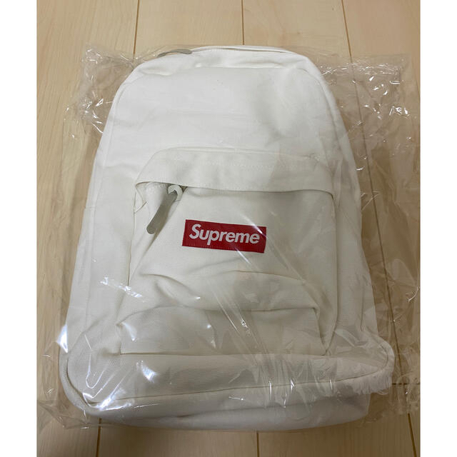 Supreme(シュプリーム)のsupreme canvas backpack white 白 メンズのバッグ(バッグパック/リュック)の商品写真