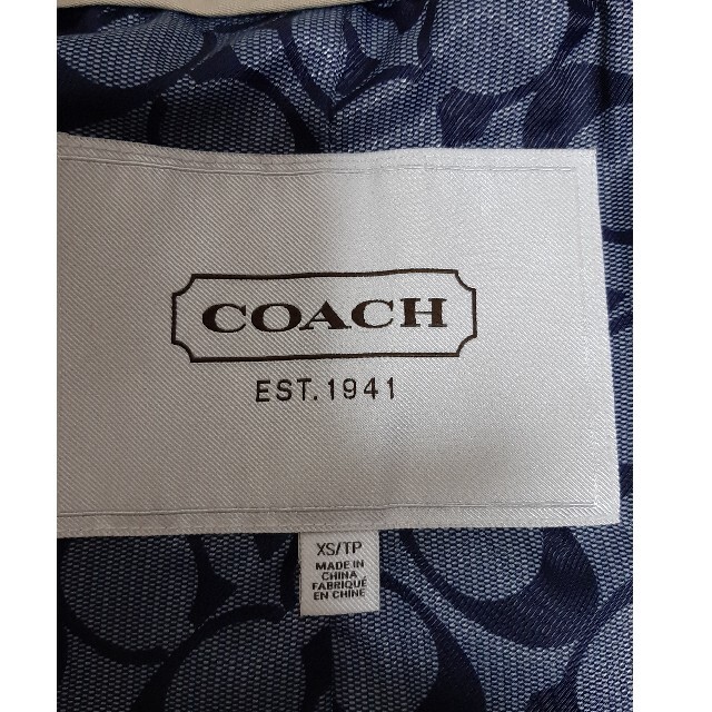 COACH(コーチ)の☆チョコ様専用☆COACH　トレンチコート(保存袋付) レディースのジャケット/アウター(トレンチコート)の商品写真