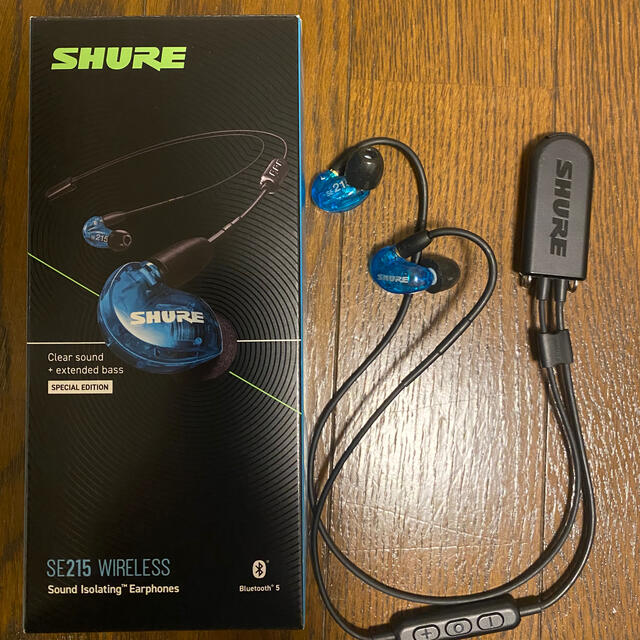 SHURE ワイヤレスイヤホン BT2シリーズ SE215SPE-B+BT2-A