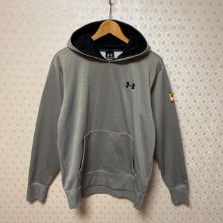 アンダーアーマー(UNDER ARMOUR)の❇️アンダーアーマー❇️メンズ❇️長袖プルオーバーパーカー❇️グレー/裏地起毛(パーカー)