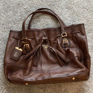 プラダ(PRADA)のプラダ　トートバッグ ハンドバッグ　フリンジ　パック(トートバッグ)