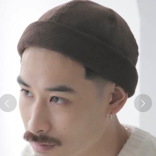 ビームス(BEAMS)のグリッロ　ロールCAP  黒色(キャップ)