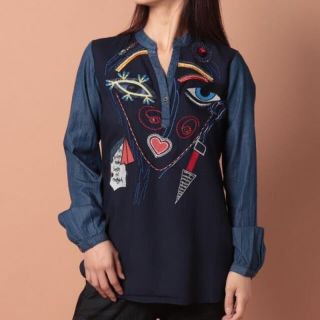 デシグアル(DESIGUAL)の新品 定価14900円 デシグアル  シャツ XS、S、L大特価‼️(シャツ/ブラウス(長袖/七分))