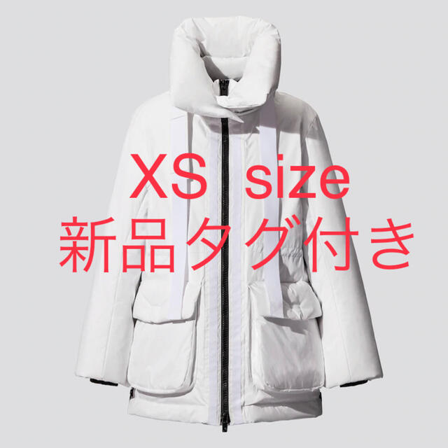 ユニクロ×ジルサンダー ハイブリッドダウンショートコート 白 XS