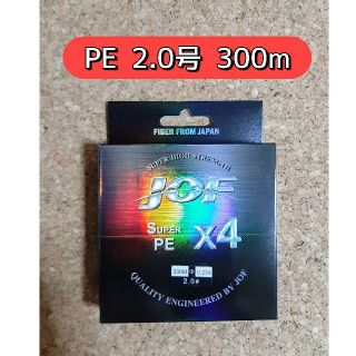 新品　PE ライン　2.0号　40lb　300m　ブルー　釣り糸　2号　青　(釣り糸/ライン)