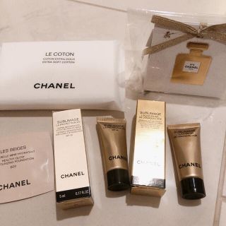 シャネル(CHANEL)のCHANEL♡サンプルセット♡N5の香水付き(香水(女性用))