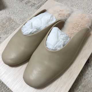 ダブルクローゼット(w closet)の【新品 未使用】w closetノベルティ ファーサンダル(サンダル)